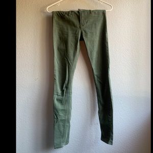 Green jeans